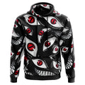 Anime Red Evil Eyes All Over Print Hoodie - Dimensional Era