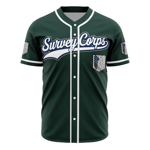 Attack On Titan Survey Corps Ackerman Custom Baseball Jersey - Dimensional Era