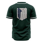 Attack On Titan Survey Corps Wings Of Freedom Baseball Jersey - Dimensional Era