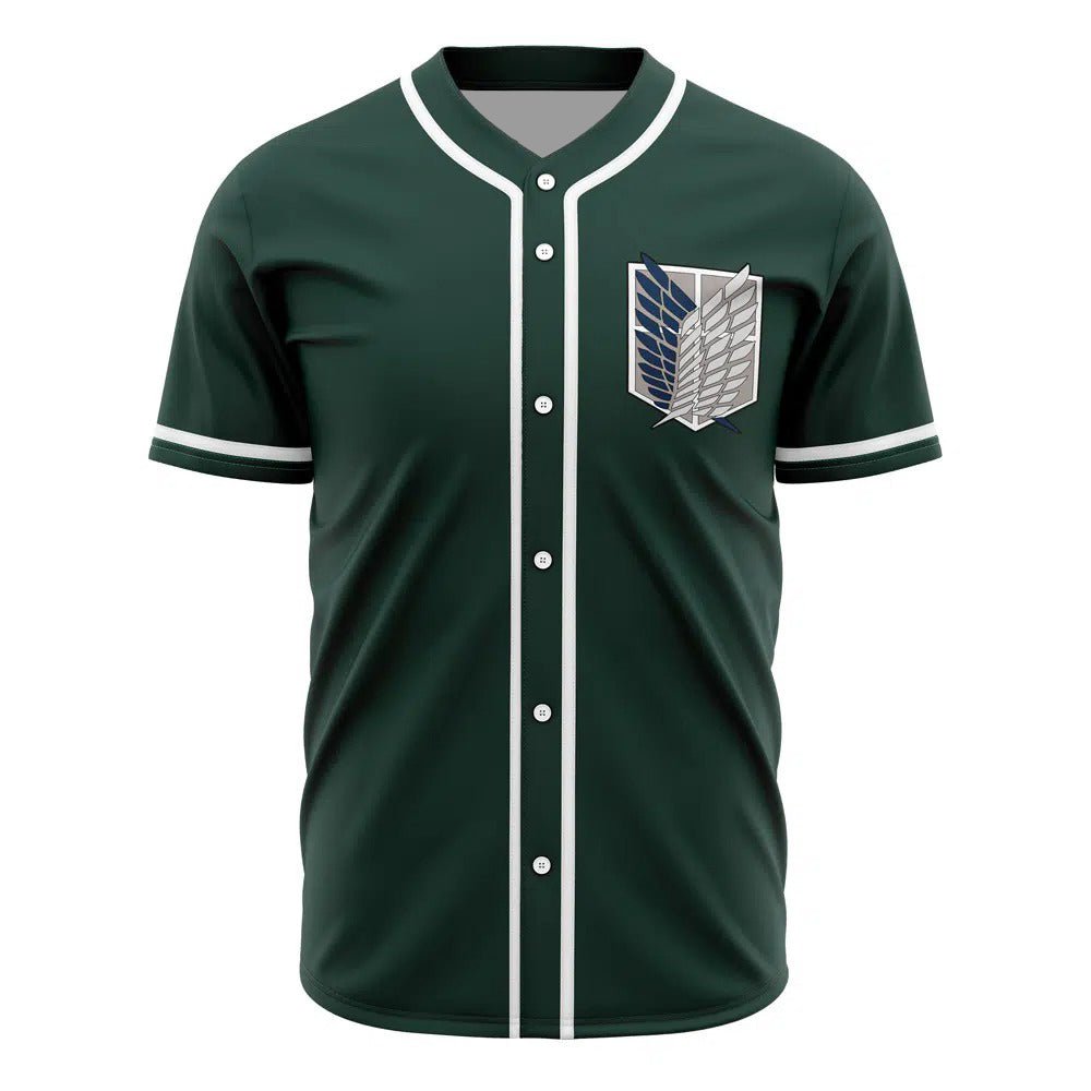 Attack On Titan Survey Corps Wings Of Freedom Baseball Jersey - Dimensional Era