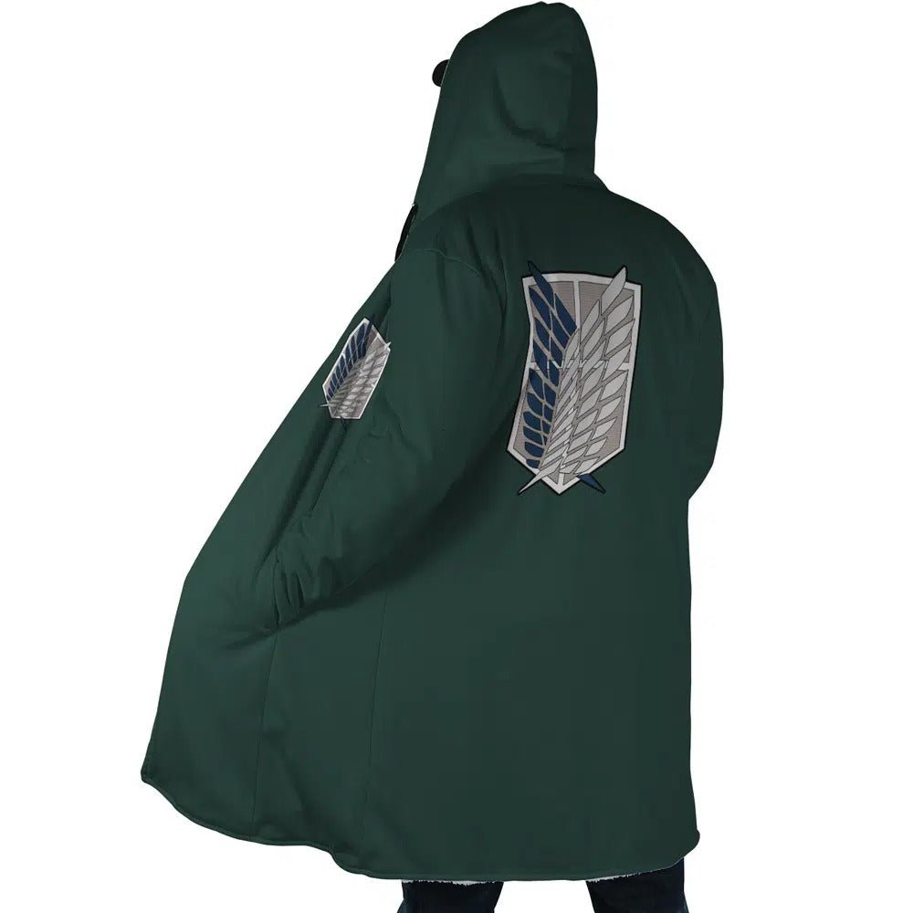 Attack On Titan Wings Of Freedom Zip Hooded Cloak - Dimensional Era