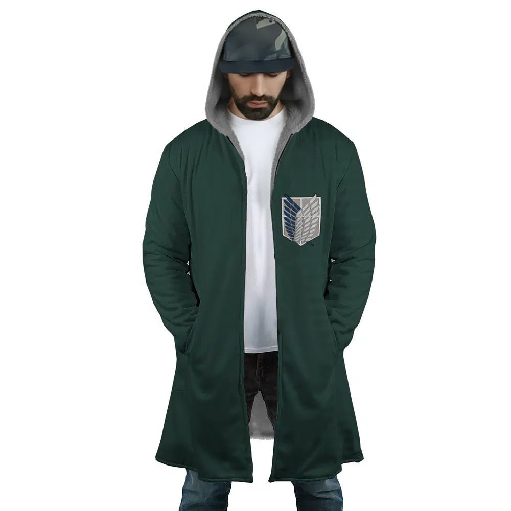 Attack On Titan Wings Of Freedom Zip Hooded Cloak - Dimensional Era
