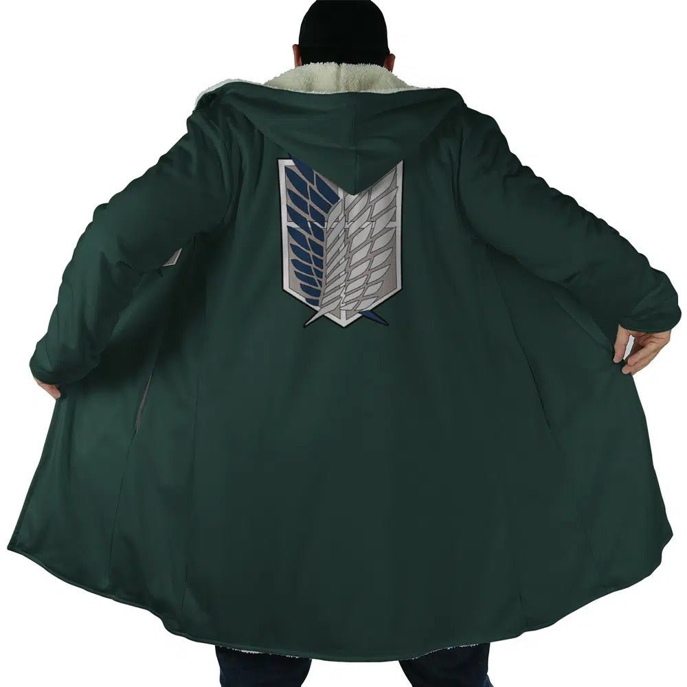Attack On Titan Wings Of Freedom Zip Hooded Cloak - Dimensional Era