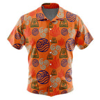Avatar The Last Airbender Four Nations Element Button-Up Shirt - Dimensional Era