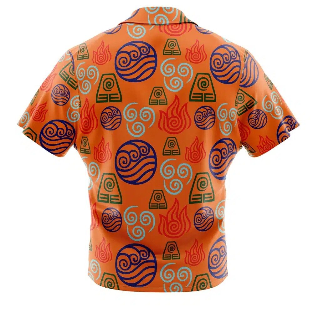 Avatar The Last Airbender Four Nations Element Button-Up Shirt - Dimensional Era