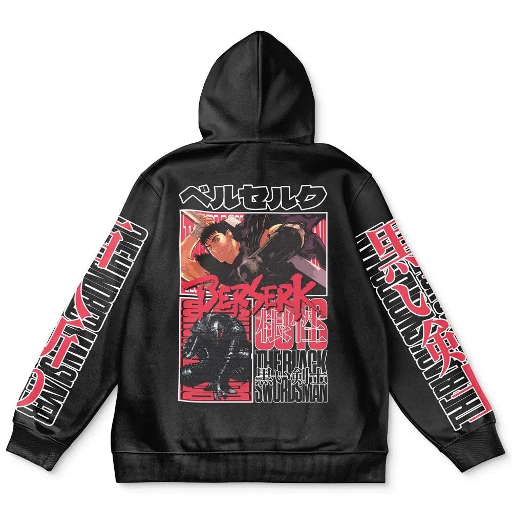 Berserk Guts Black Hoodie - Dimensional Era