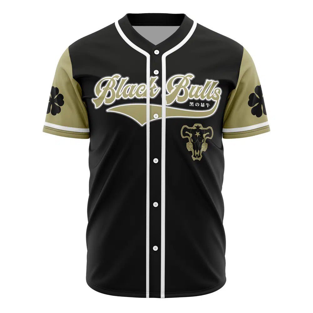 Black Bulls Black Clover Anime Baseball Jersey - Dimensional Era