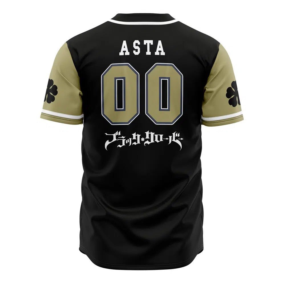 Black Bulls Black Clover Anime Baseball Jersey - Dimensional Era