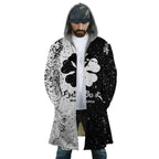 Black Clover Four-Leaf Long Polar Fleece Zip Coat - Dimensional Era