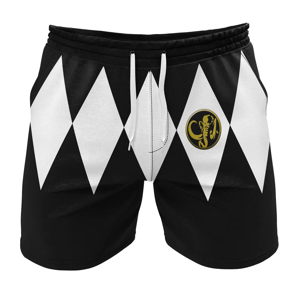 Black & White Diamond Shorts - Dimensional Era