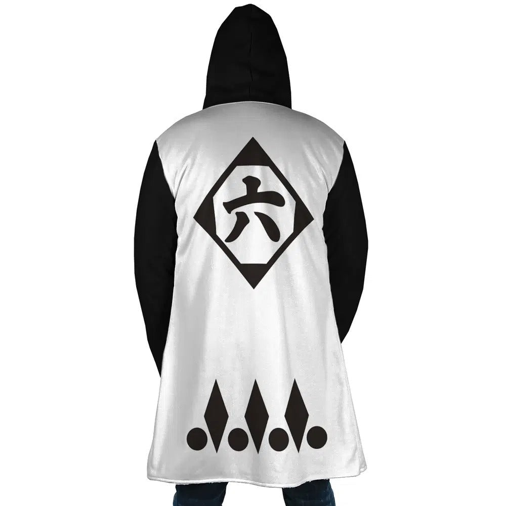Bleach Byakuya Kuchiki Long Polar Fleece Zip Coat - Dimensional Era