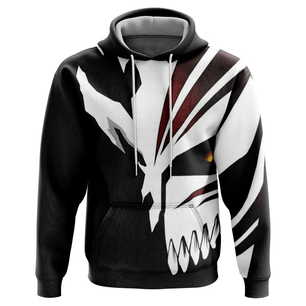 Bleach Hollow Mask All Over Print Hoodie - Dimensional Era
