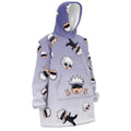 Chibi Satoru Gojo Gradient Hoodie Blanket - Dimensional Era