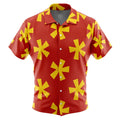 SpongeBob Mr. Krabs Yellow Asterisk Hawaiian Shirt