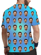 Custom Face Print Hawaiian Shirt Men Women Pets - Dimensional Era
