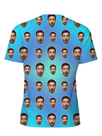 Custom Face Print Hawaiian Shirt Men Women Pets - Dimensional Era