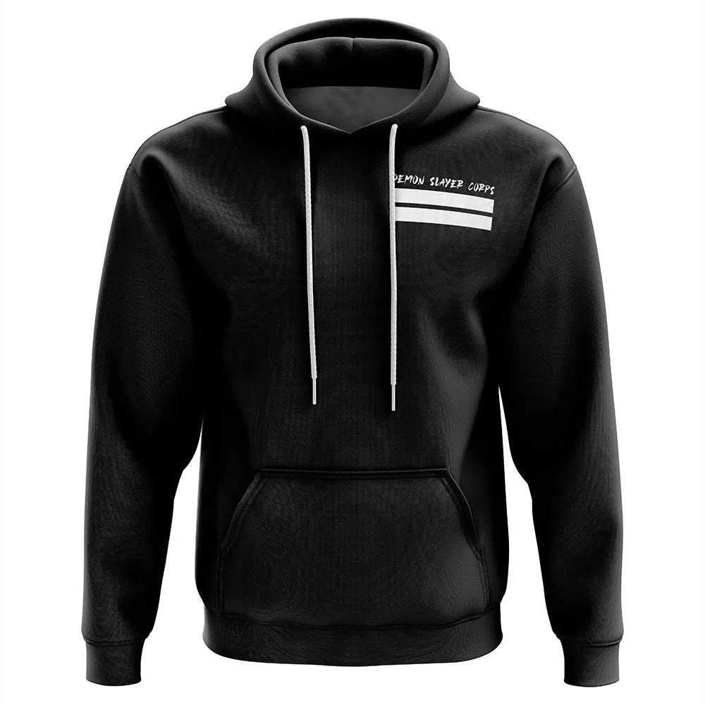 Demon Slayer Corps Black Hoodie - Dimensional Era