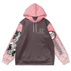Demon Slayer Nezuko Pink Brown Hoodie - Dimensional Era