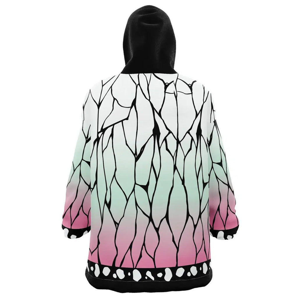 Demon Slayer Shinobu Butterfly Pattern Hoodie Blanket - Dimensional Era