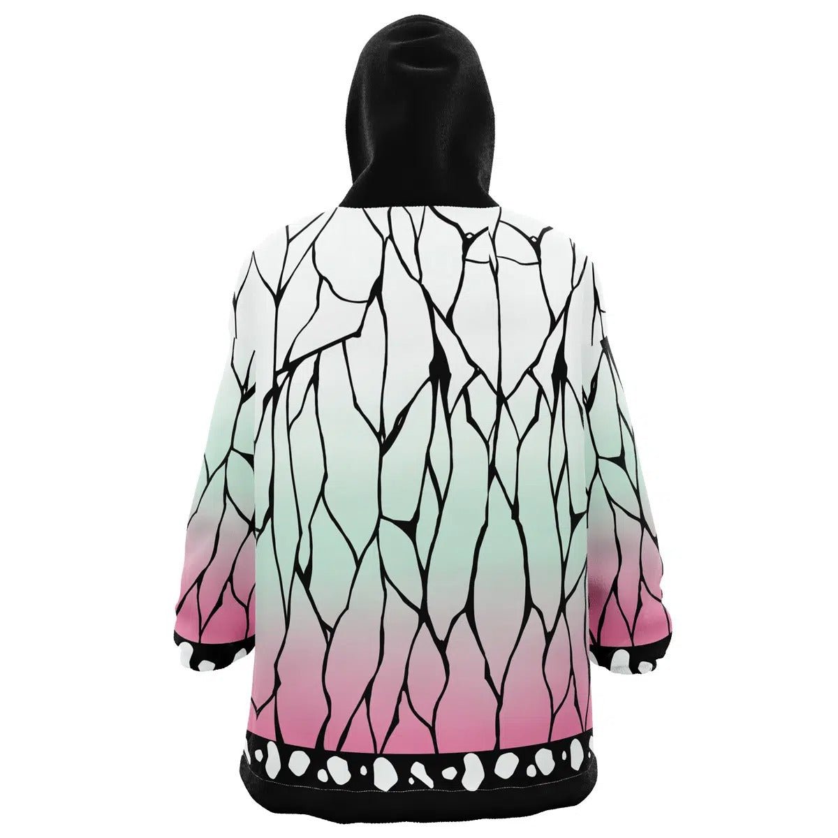 Demon Slayer Shinobu Butterfly Pattern Hoodie Blanket - Dimensional Era