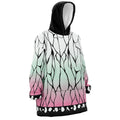 Demon Slayer Shinobu Butterfly Pattern Hoodie Blanket - Dimensional Era