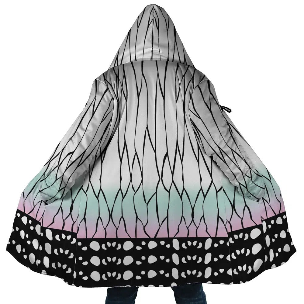 Demon Slayer Shinobu Butterfly Zip Hooded Cloak - Dimensional Era