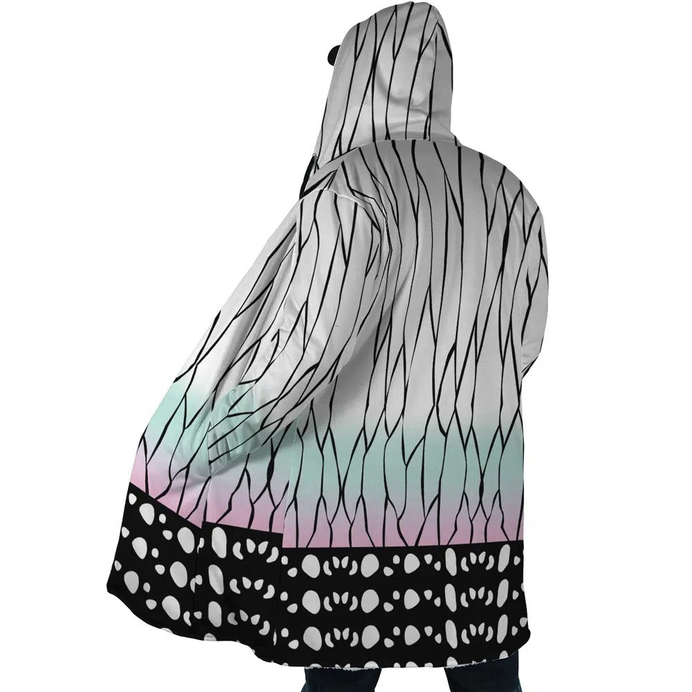 Demon Slayer Shinobu Butterfly Zip Hooded Cloak - Dimensional Era