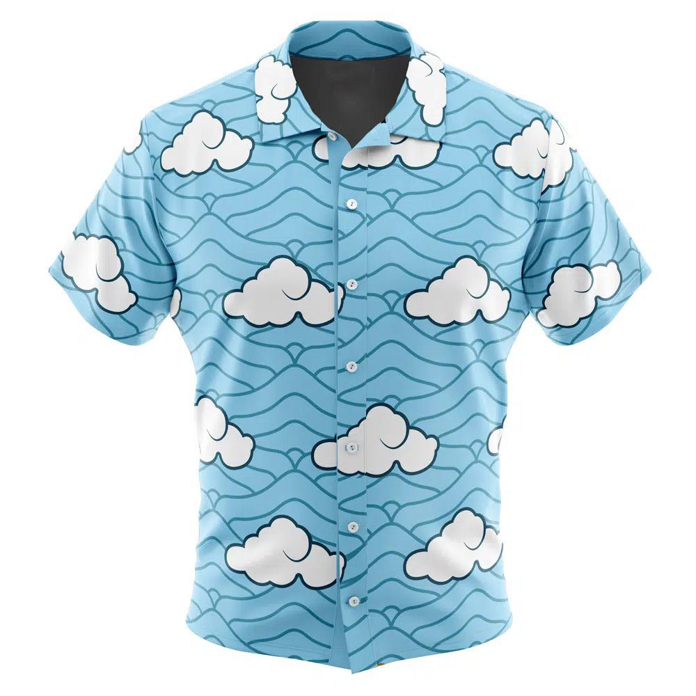 Demon Slayer Urokodaki Cloud Wave Hawaiian Shirt - Dimensional Era