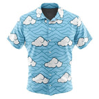 Demon Slayer Urokodaki Cloud Wave Hawaiian Shirt - Dimensional Era