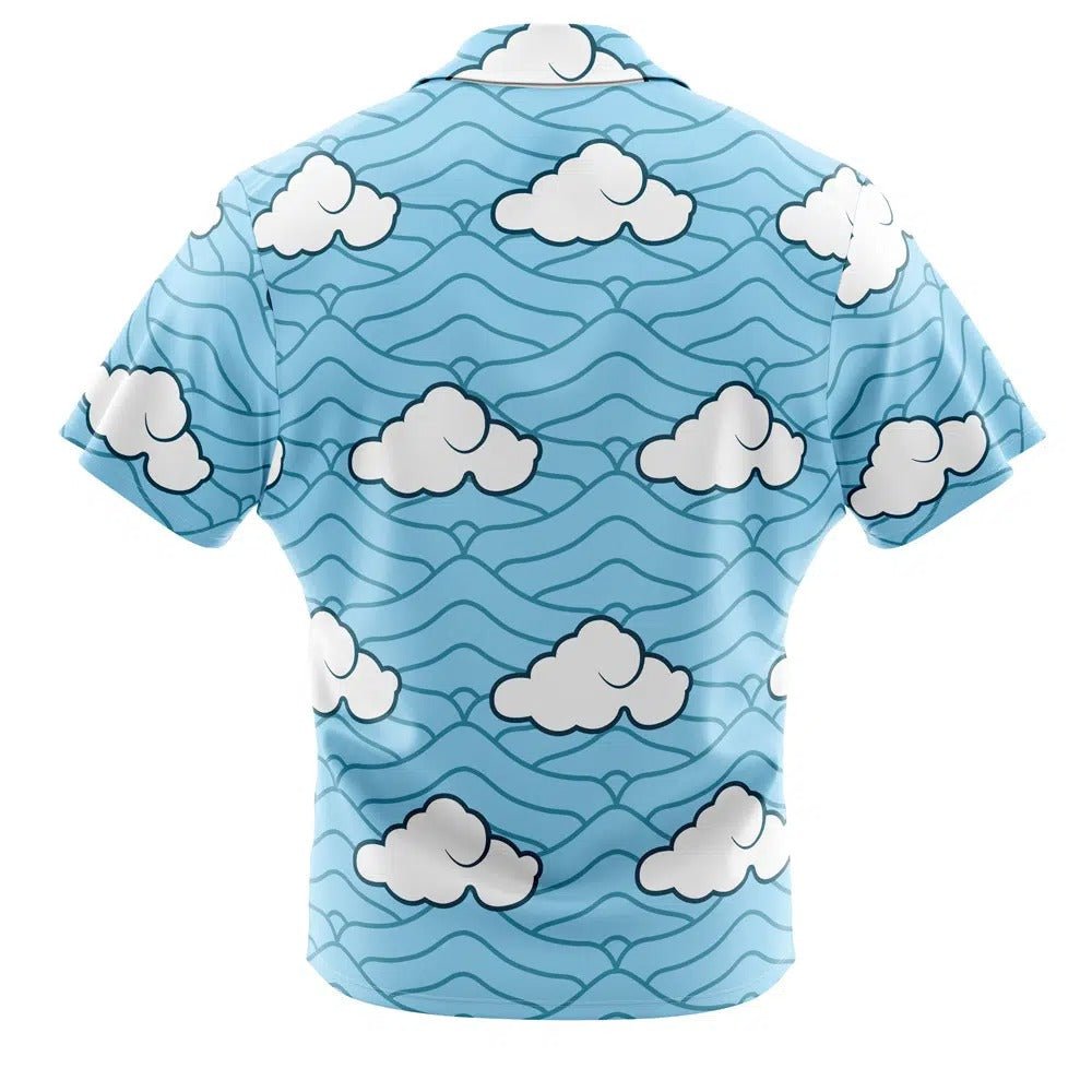 Demon Slayer Urokodaki Cloud Wave Hawaiian Shirt - Dimensional Era