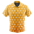 Demon Slayer Zenitsu Yellow White Triangle Hawaiian Shirt - Dimensional Era