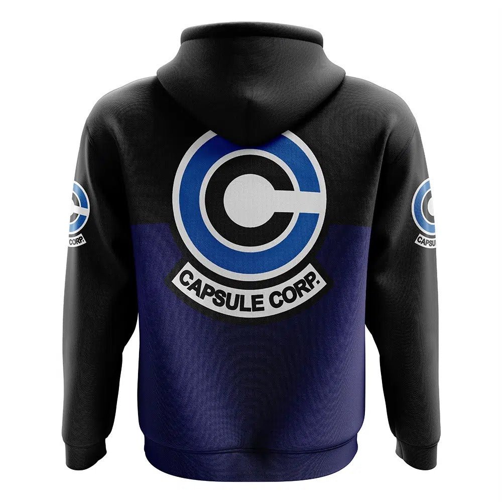 Dragon Ball Capsule Corp Zip Up Hoodie - Dimensional Era