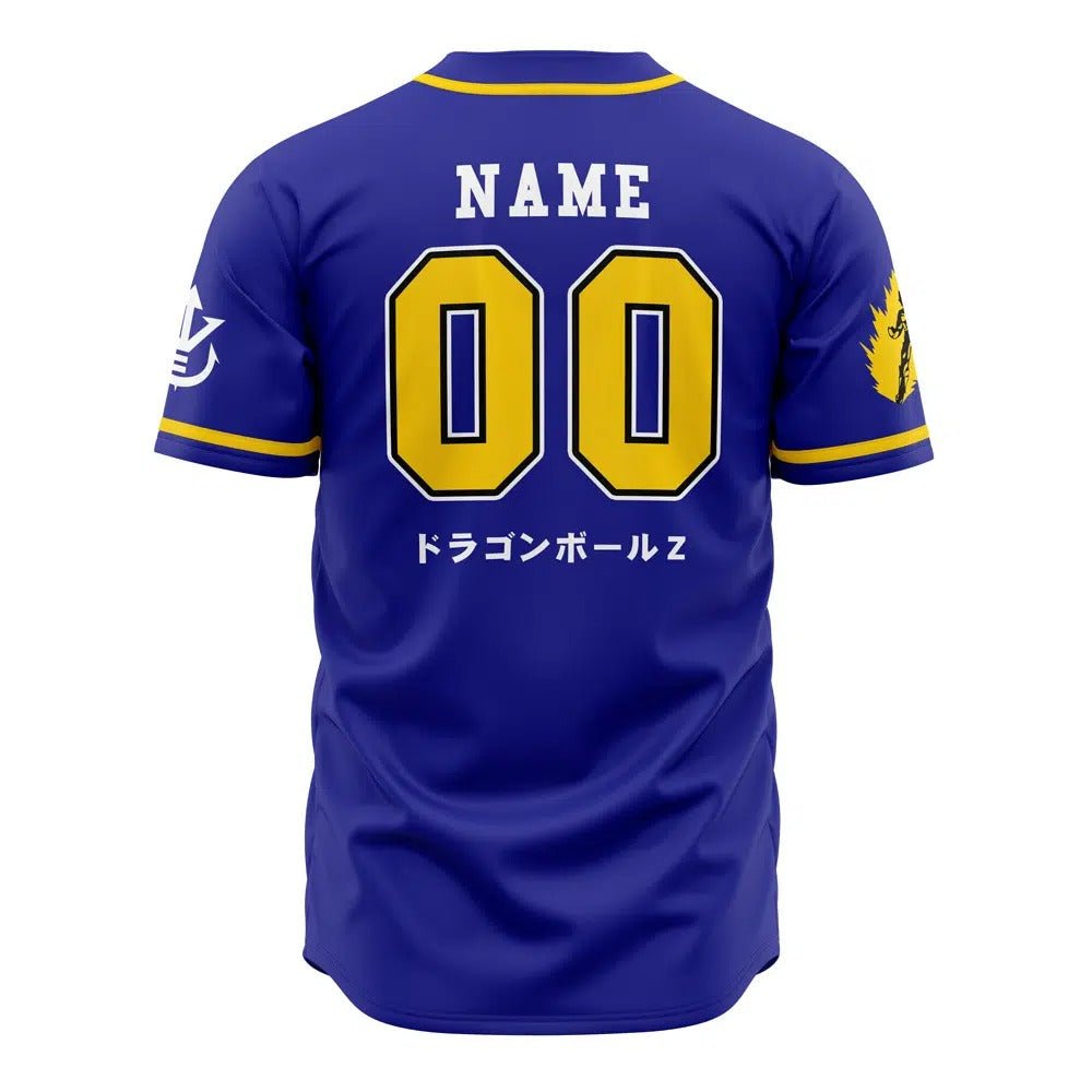 Dragon Ball Z Saiyans Custom Baseball Jersey - Dimensional Era