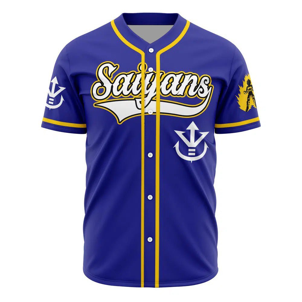 Dragon Ball Z Saiyans Custom Baseball Jersey - Dimensional Era