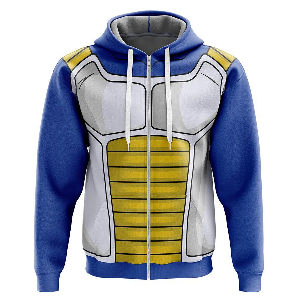 dragon-ball-vegeta-saiyan-armor-zip-hoodie-front