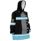 Fire Force 8th Company Uniform Hoodie Blanket - Dimensional Era