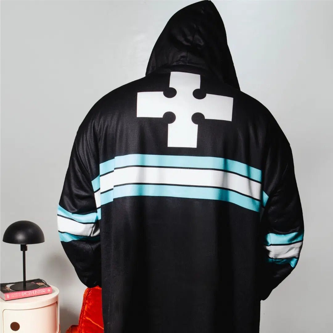 Fire Force 8th Company Uniform Hoodie Blanket - Dimensional Era