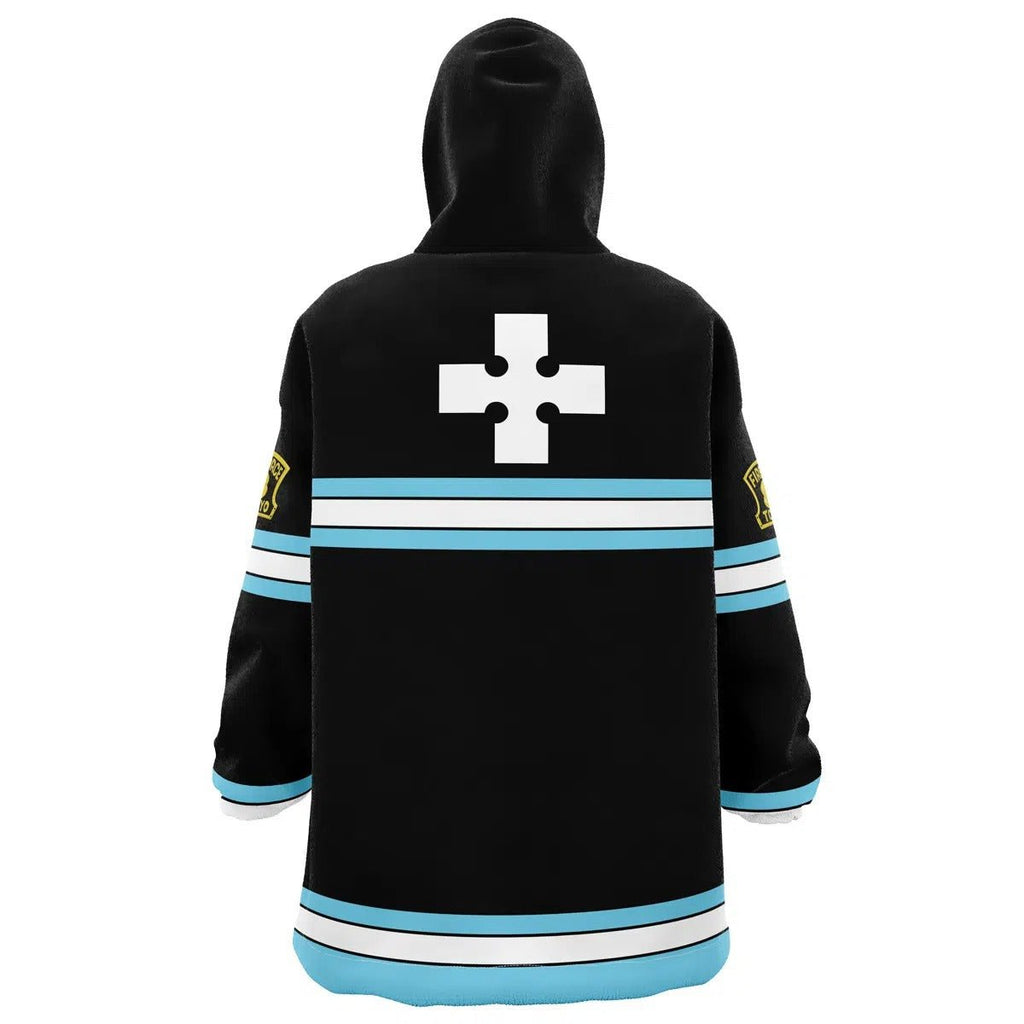 Fire Force 8th Company Uniform Hoodie Blanket - Dimensional Era