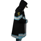 Fire Force Uniform Long Polar Fleece Zip Coat - Dimensional Era