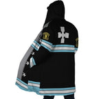 Fire Force Uniform Long Polar Fleece Zip Coat - Dimensional Era
