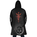 Fullmetal Alchemist Caduceus Transmutation Zip Hooded Cloak - Dimensional Era