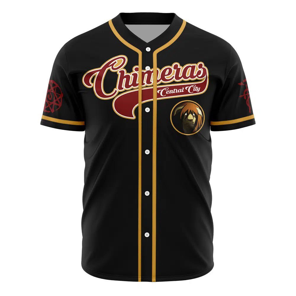 Fullmetal Alchemist Chimeras Anime Baseball Jersey - Dimensional Era