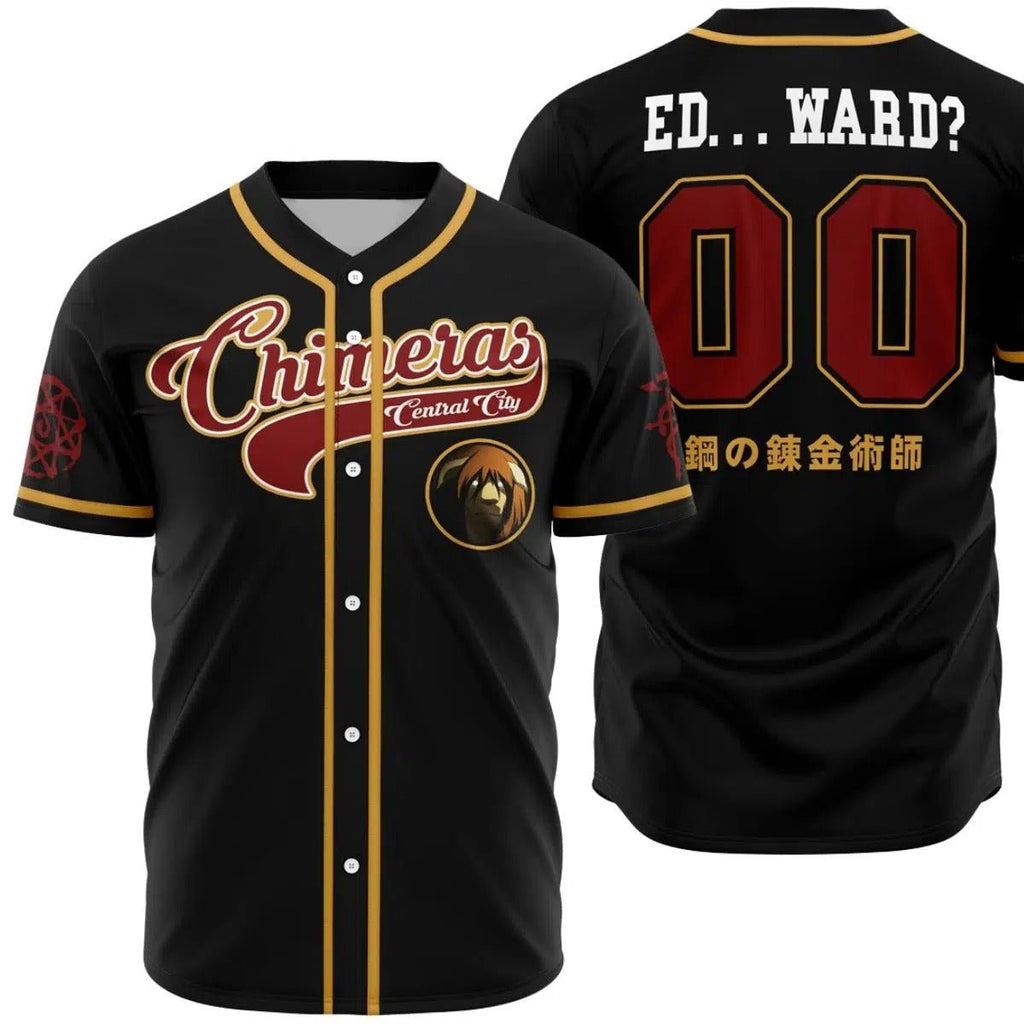 Fullmetal Alchemist Chimeras Anime Baseball Jersey - Dimensional Era