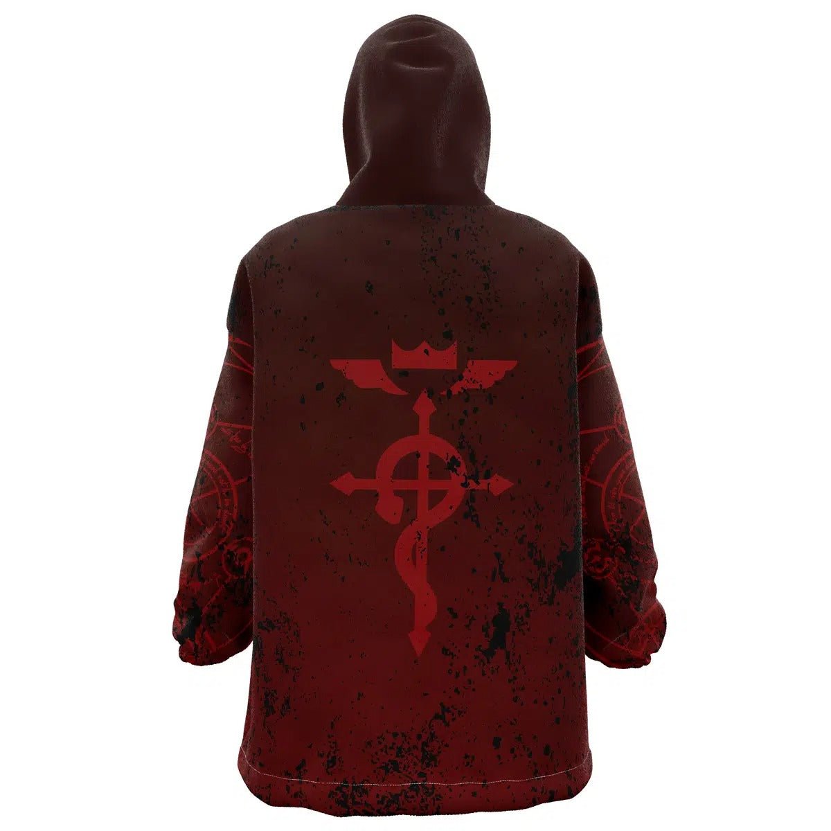 Fullmetal Alchemist Distressed Flamel Hoodie Blanket - Dimensional Era