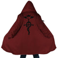 Fullmetal Alchemist Flamel Long Polar Fleece Zip Coat - Dimensional Era