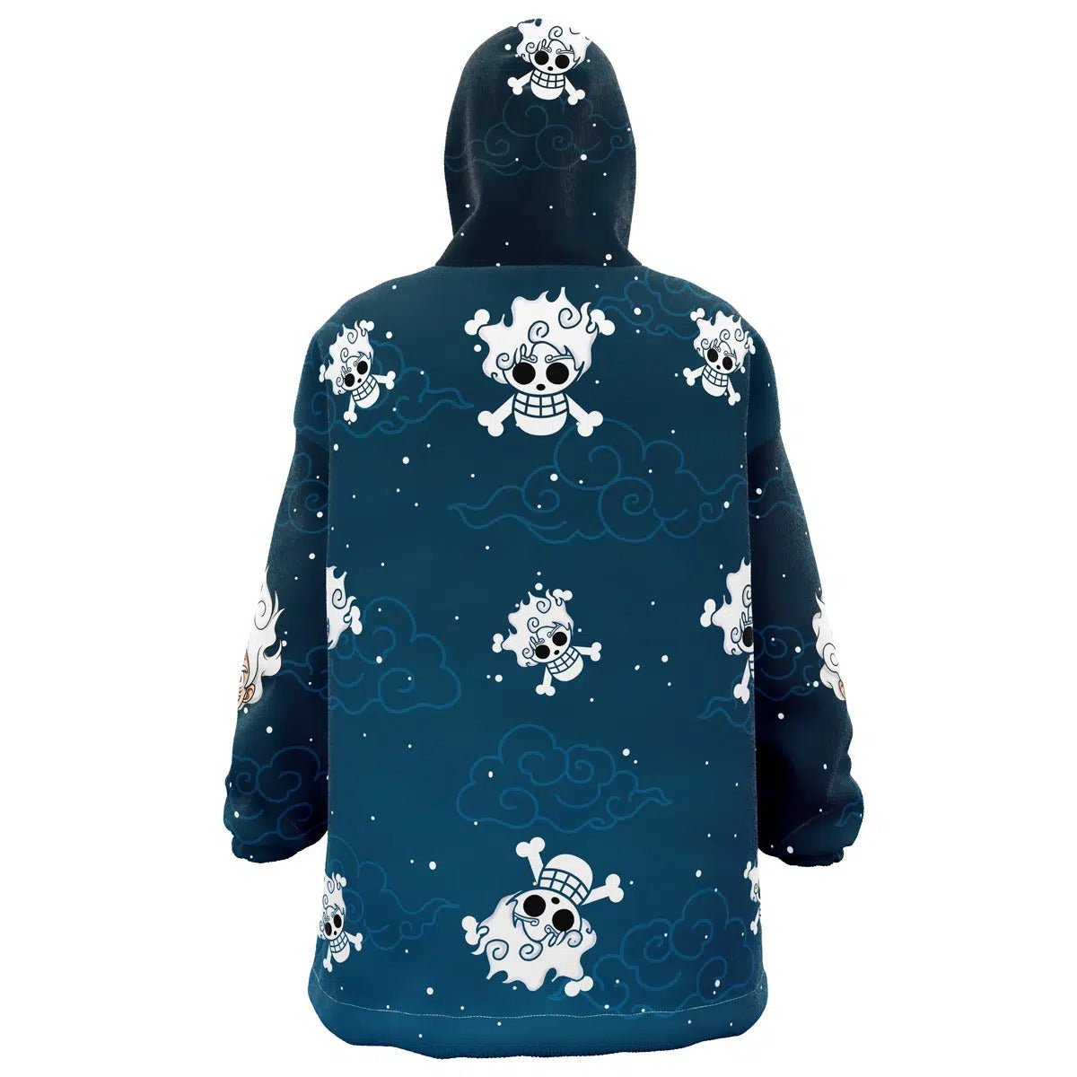 Gear 5 Nika Luffy Moon Print Hoodie Blanket - Dimensional Era