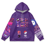 Pokemon Gengar Purple Hoodie