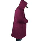 Giyuu Tomioka Demon Slayer Cosplay Long Polar Fleece Zip Parka - Dimensional Era