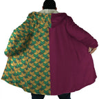 Giyuu Tomioka Demon Slayer Cosplay Long Polar Fleece Zip Parka - Dimensional Era