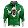 Green Power Ranger Cosplay Hoodie - Dimensional Era